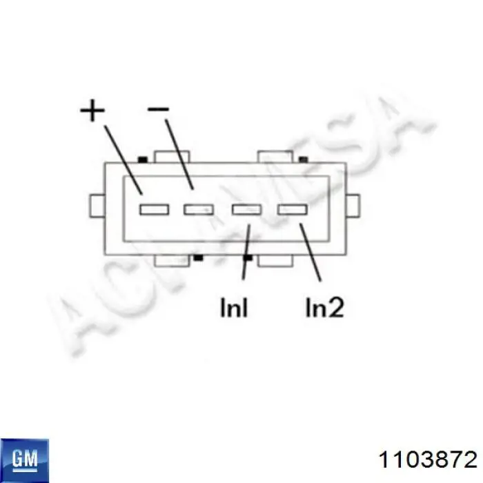 Bobina de ignição 1103872 General Motors