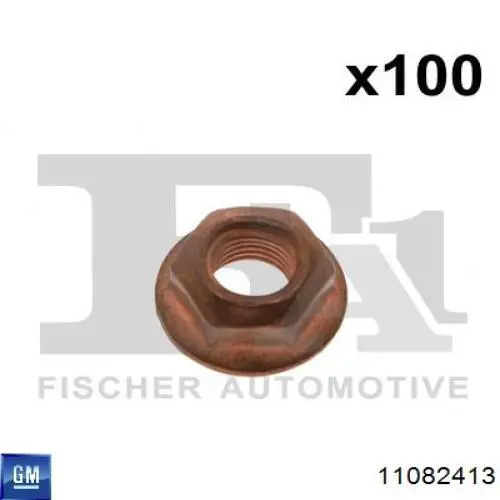 Compre 11082413 General Motors Porca de fixação de tubo de admissão do silenciador (de calças)