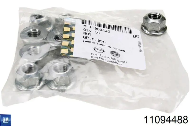 Porca da haste de amortecedor dianteiro General Motors 0423962 preço, a partir de 3,87 USD