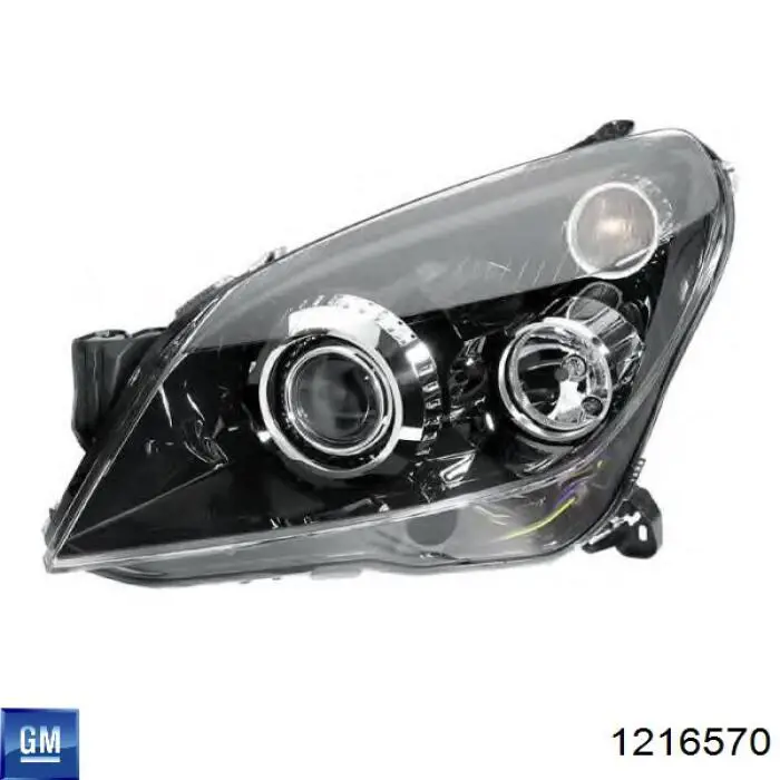 Luz direita 1216570 General Motors