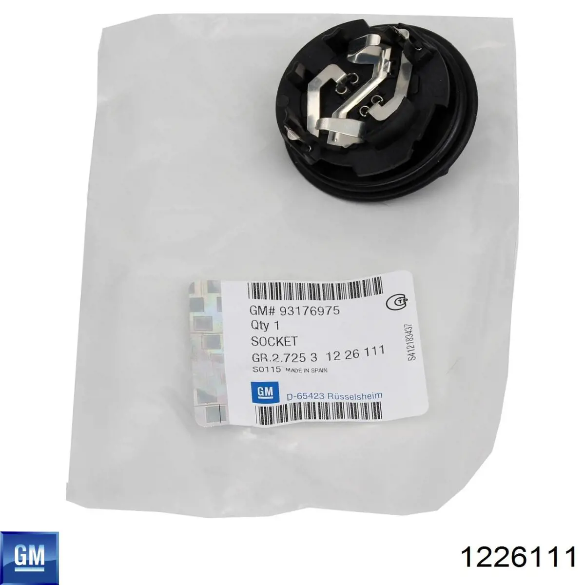 93176975 Peugeot/Citroen Base (casquilho) de lâmpada da luz