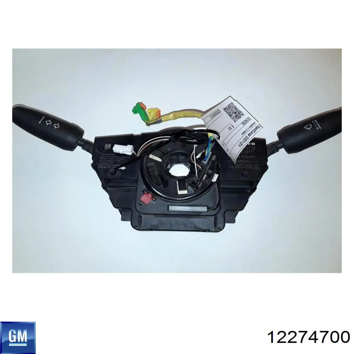 12274700 General Motors Anel AIRBAG de contato, cabo plano do volante