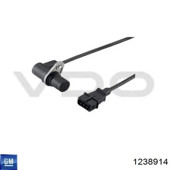 Sensor de posição (de revoluções) de cambota 1238914 General Motors