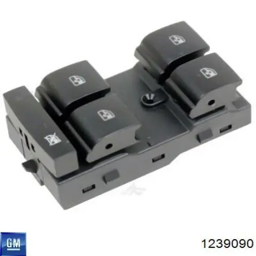 Unidade de botões dianteira esquerda de controlo de elevador de vidro Opel 1239090 preço, a partir de 72,96 USD