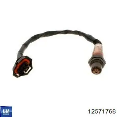 Sonda lambda, sensor de oxigênio até o catalisador 12571768 General Motors