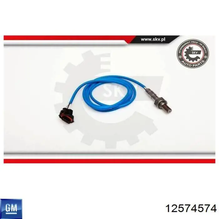 12574574 General Motors Sonda lambda, sensor de oxigênio