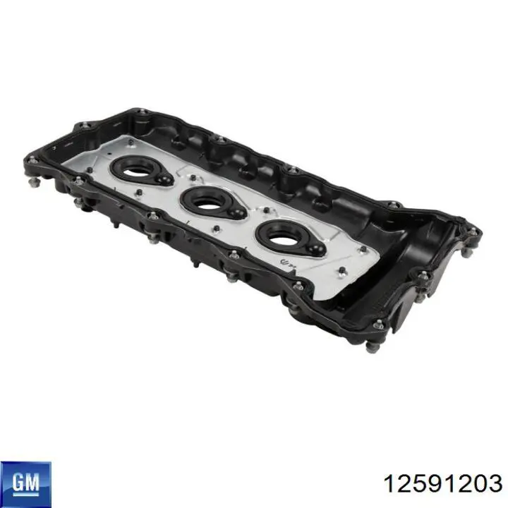 12591203 General Motors Vedante direita de tampa de válvulas de motor