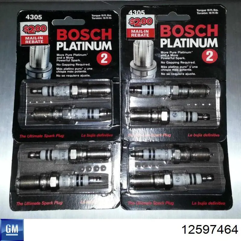 Vela de ignição General Motors 12597464