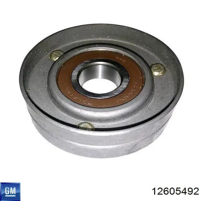 Rolo de reguladora de tensão da correia de transmissão General Motors 12605492