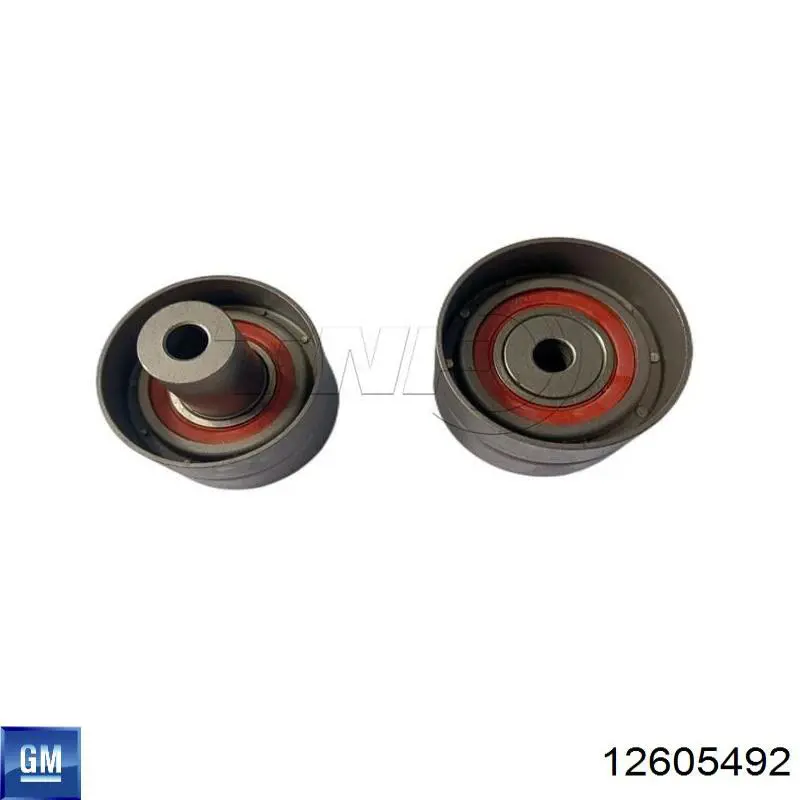 12605492 General Motors Rolo de reguladora de tensão da correia de transmissão