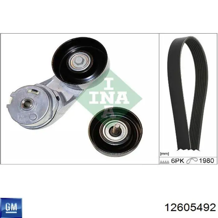 Rolo de reguladora de tensão da correia de transmissão General Motors 12605492 preço, a partir de 24,30 USD