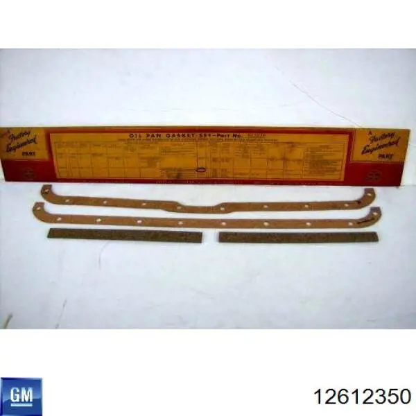12612350 General Motors Vedante de panela de cárter do motor