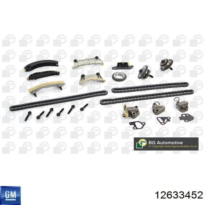 Cadeia do mecanismo de distribuição de gás General Motors 12633452 preço, a partir de 49,54 USD