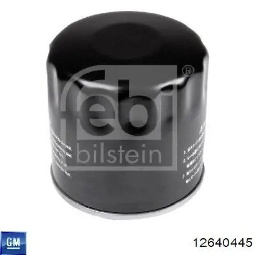 Filtro de óleo General Motors 12640445 preço, a partir de 8,67 USD