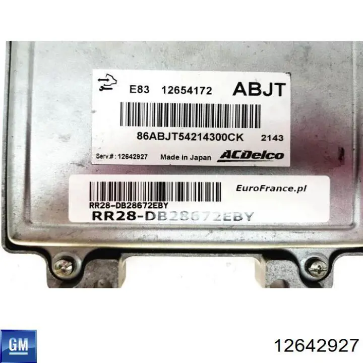 Compre 12642927 General Motors Módulo de direção (Centralina eletrônica) de motor