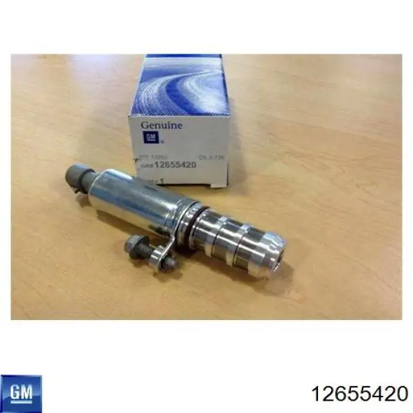 Válvula eletromagnética esquerda de posição (de fases) da árvore distribuidora General Motors 12655420 preço, a partir de 97,51 USD
