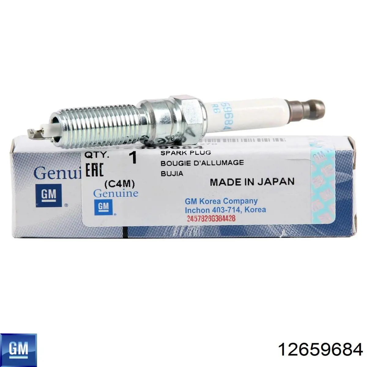 12659684 General Motors Vela de ignição