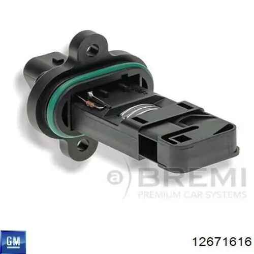 Sensor de fluxo (consumo) de ar, medidor de consumo M.A.F. - (Mass Airflow) General Motors 12671616 preço, a partir de 36,18 USD