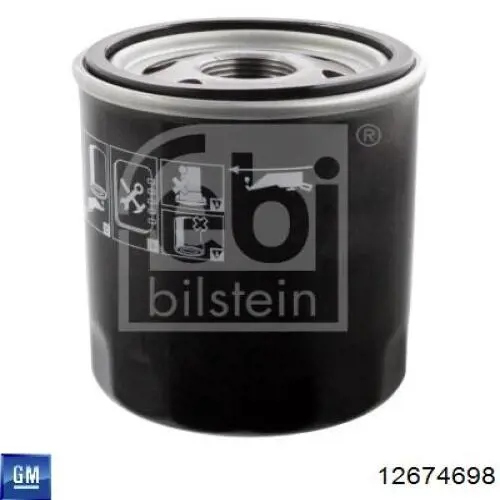 Compre 12674698 General Motors Filtro de óleo