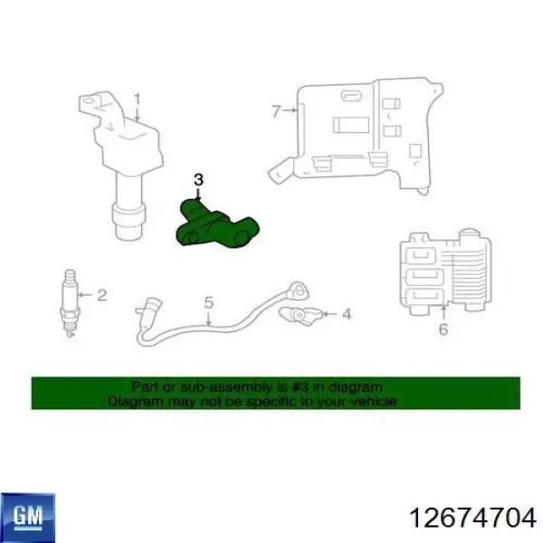 Sensor de posição da árvore distribuidora General Motors 12674704 preço, a partir de 18,12 USD