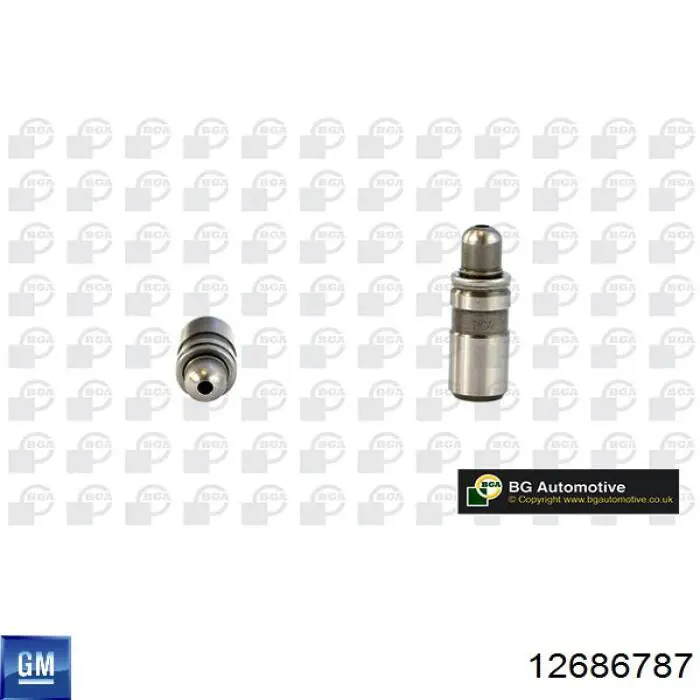 12686787 General Motors Compensador hidrâulico (empurrador hidrâulico), empurrador de válvulas