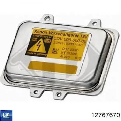 Compre 12767670 General Motors Xénon, unidade de controlo