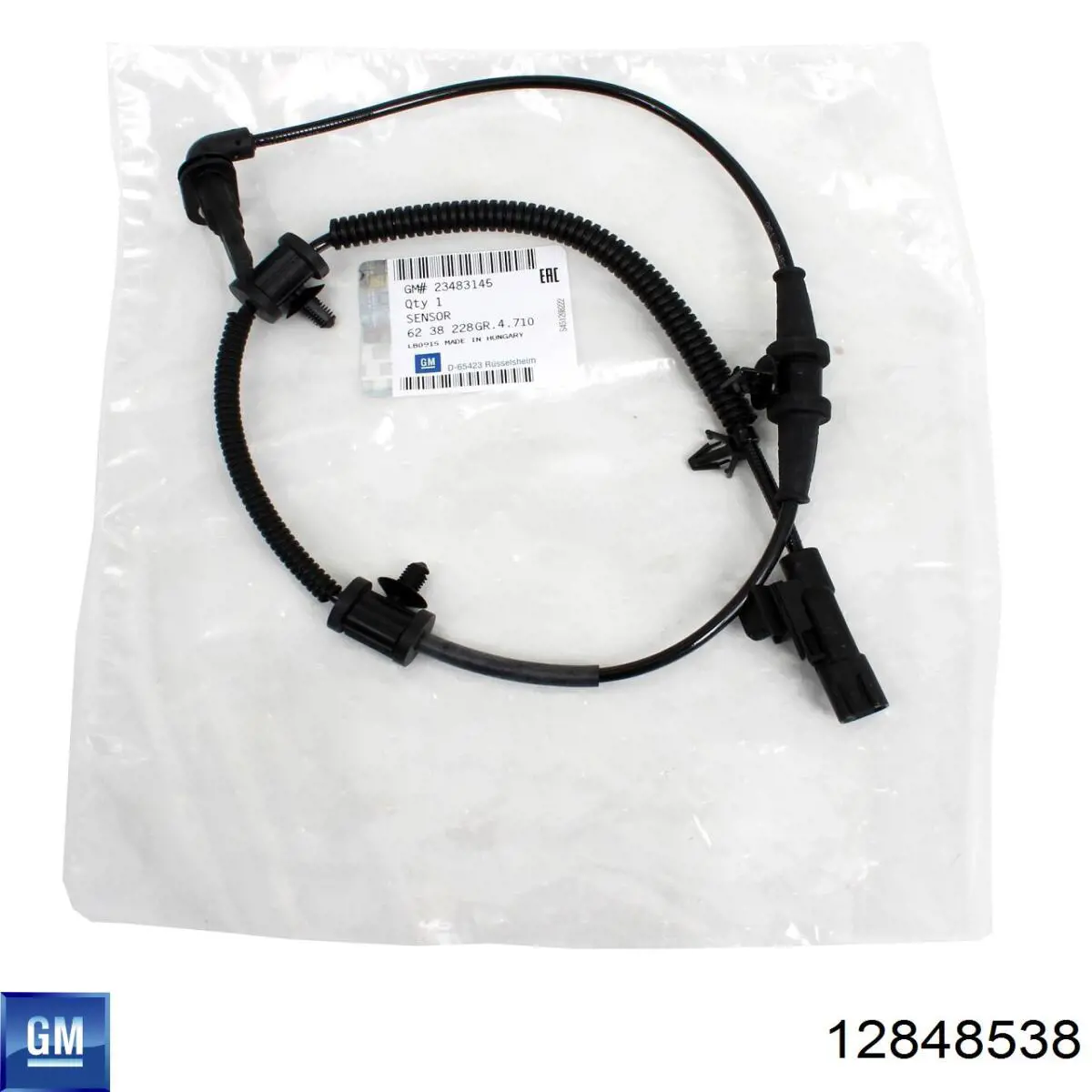 Sensor dianteiro de ABS 12848538 General Motors