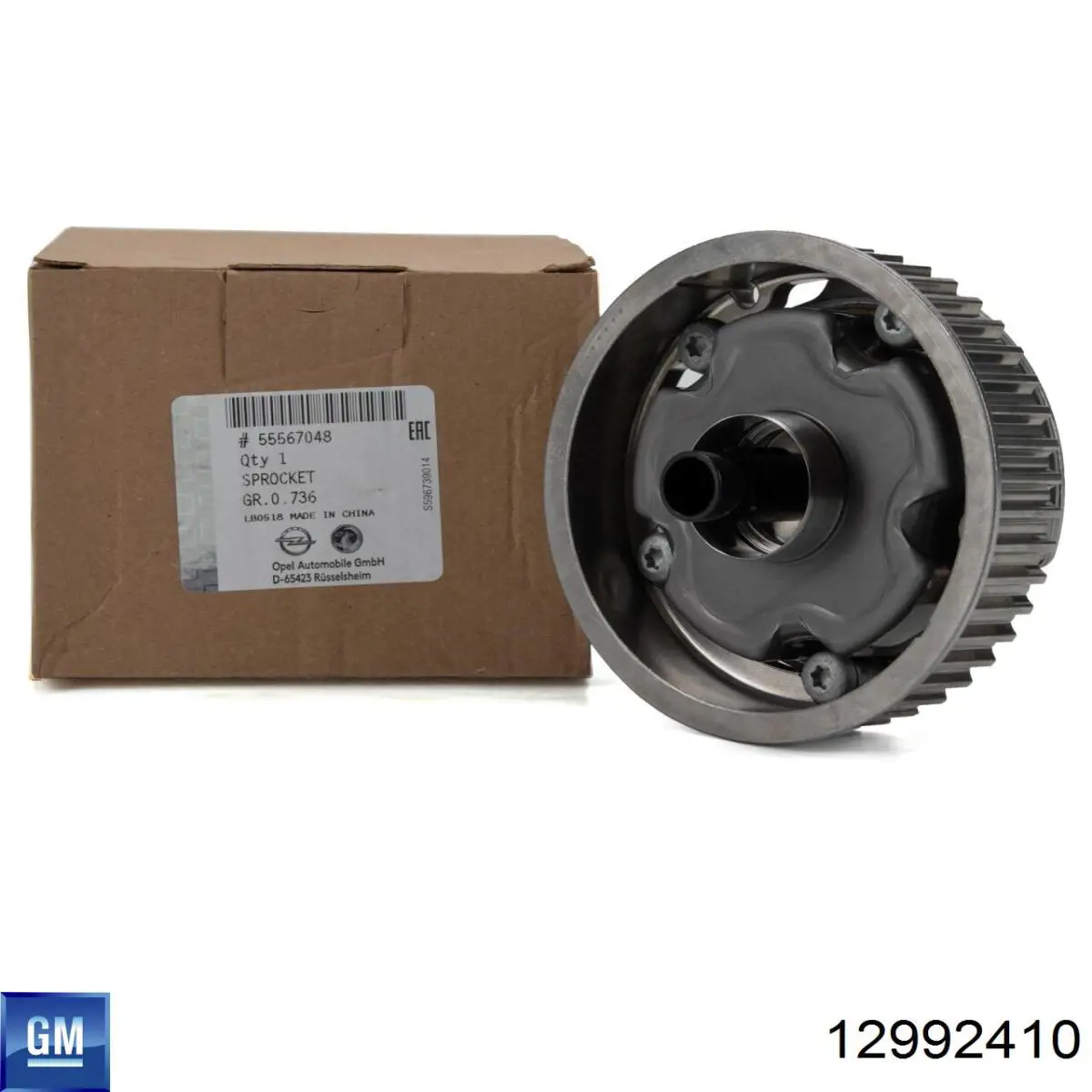 Engrenagem de cadeia de roda dentada da árvore distribuidora de escape de motor General Motors 12992410 preço, a partir de 91,94 USD