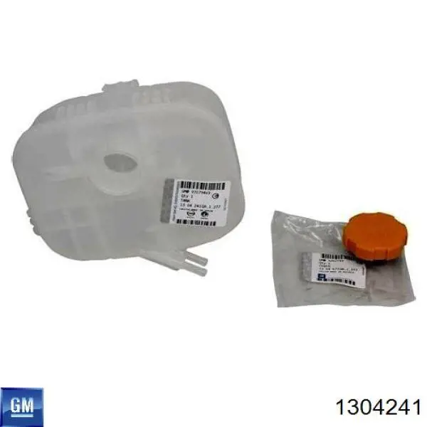 1304241 General Motors Tanque de expansão do sistema de esfriamento