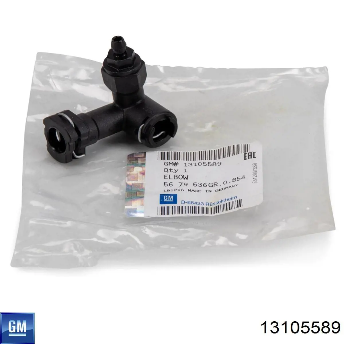 União em T de tubo de embraiagem Peugeot/Citroen 13105589