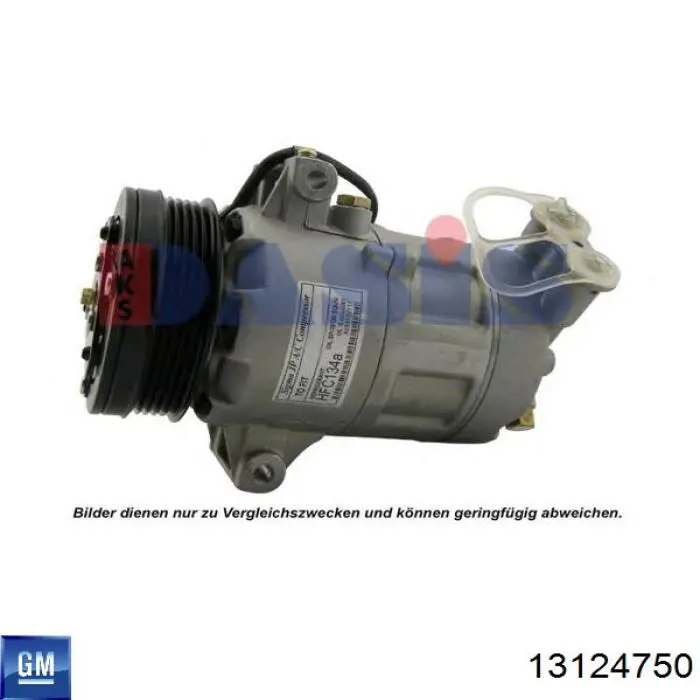 Compressor de aparelho de ar condicionado General Motors 13124750