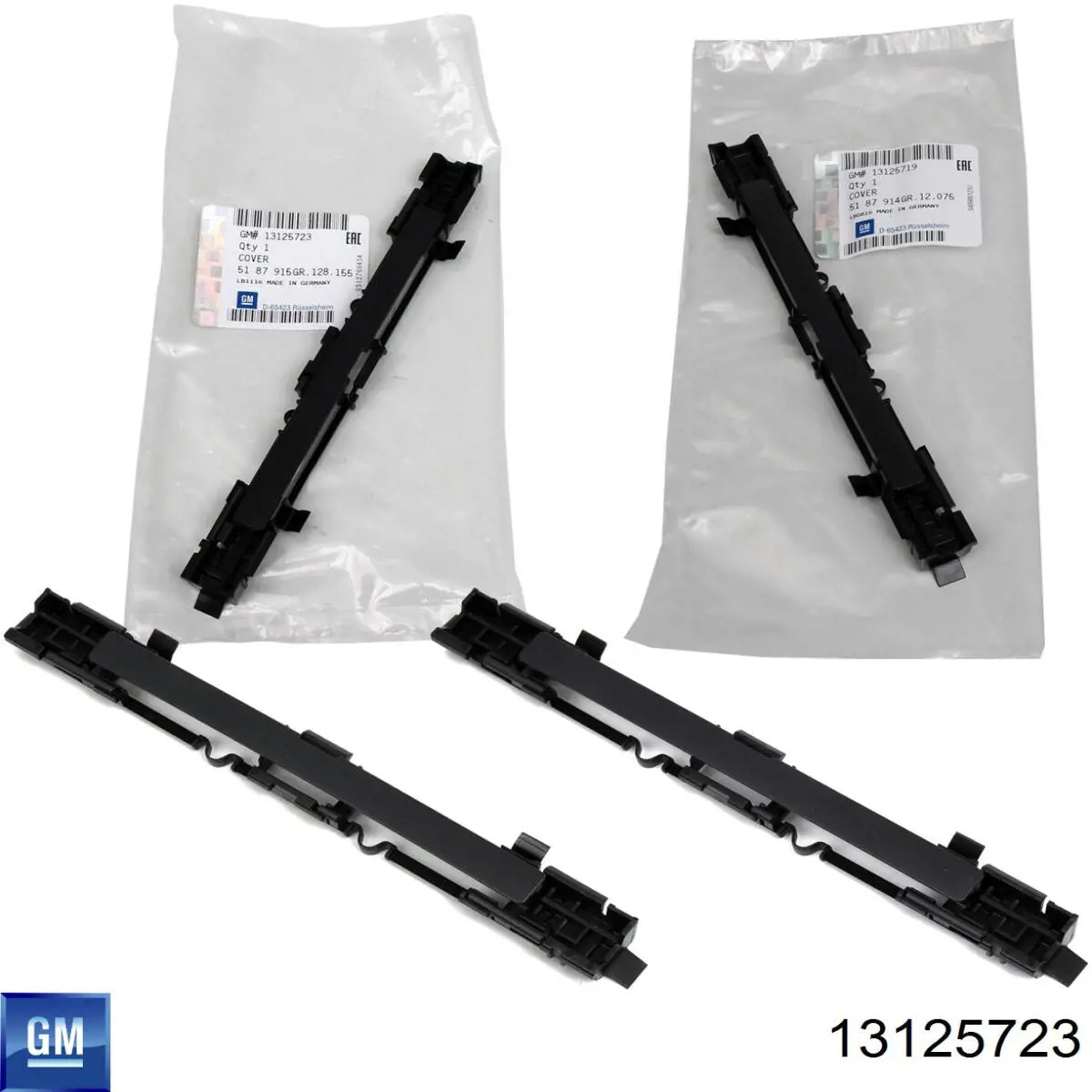 Compre 13125723 General Motors Tampão traseiro de carril de porta-bagagem do teto