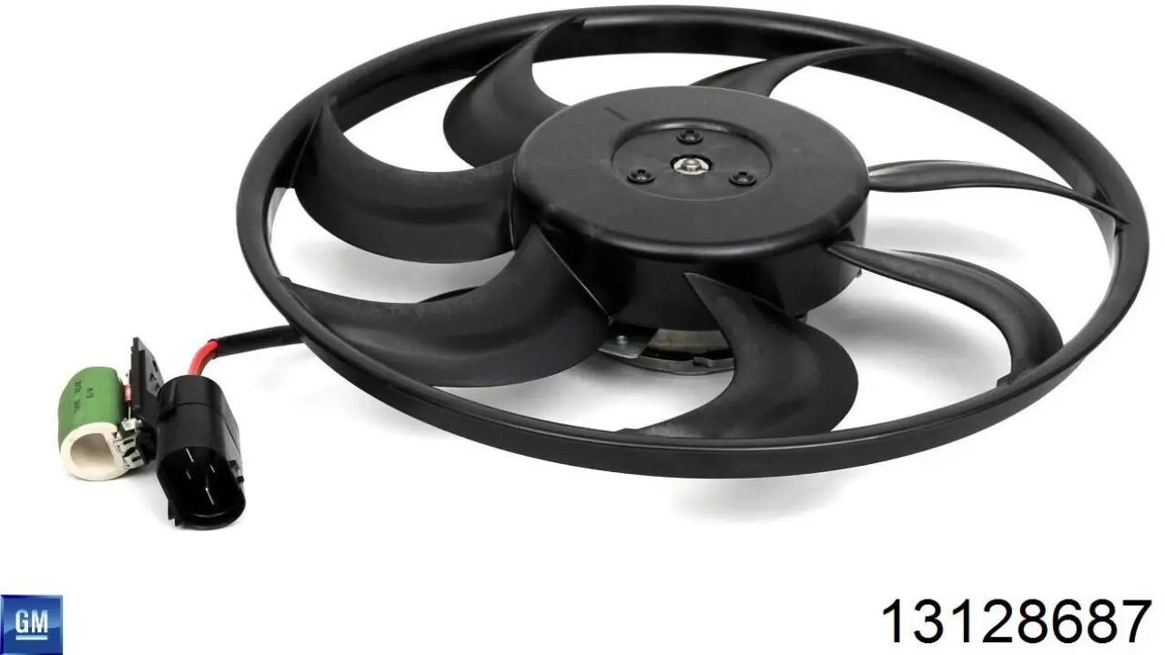 Motor de ventilador do sistema de esfriamento 13128687 General Motors