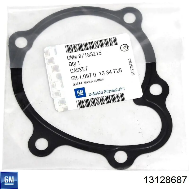 13128687 General Motors Motor de ventilador do sistema de esfriamento