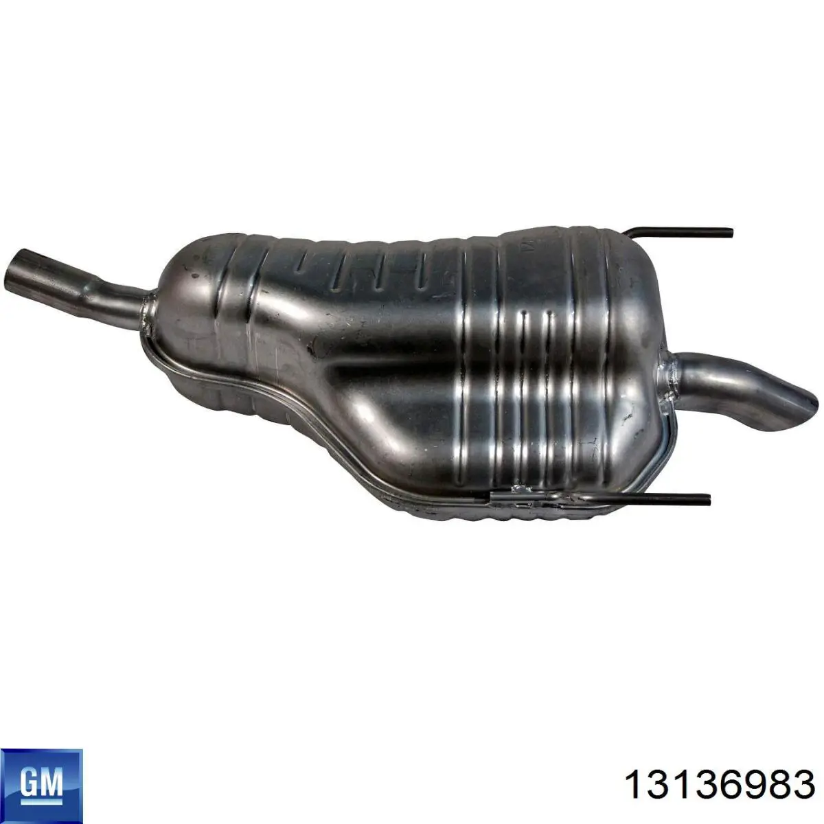 Silenciador, parte traseira 13136983 General Motors