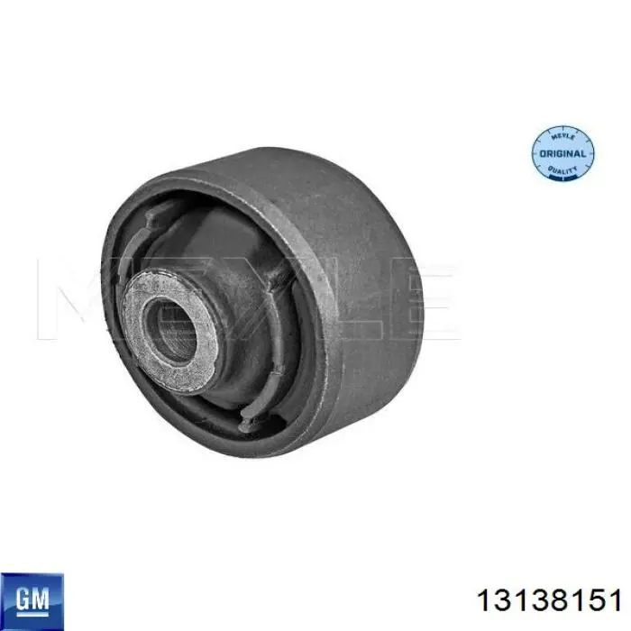 Bloco silencioso dianteiro do braço oscilante inferior 13138151 General Motors