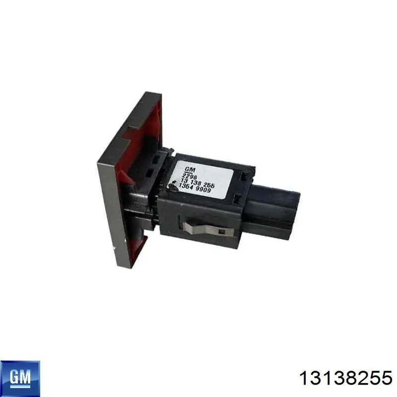 Botão de ativação do sinal de emergência 13138255 General Motors