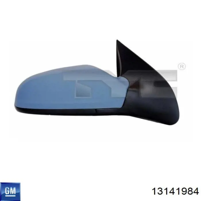 Elemento espelhado do espelho de retrovisão direito 13141984 General Motors