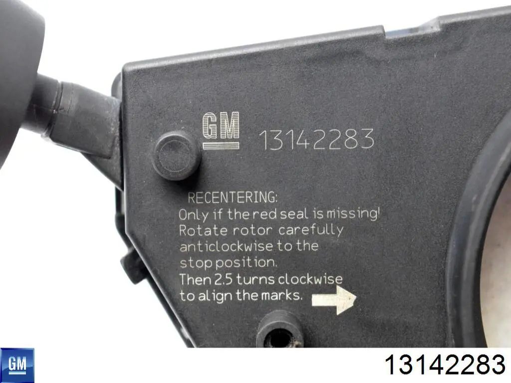 Anel AIRBAG de contato, cabo plano do volante 13142283 General Motors
