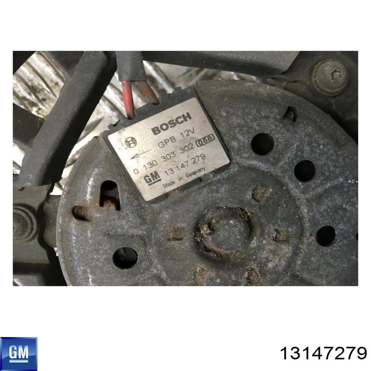 Compre 13147279 General Motors Ventilador elétrico de esfriamento montado (motor + roda de aletas)