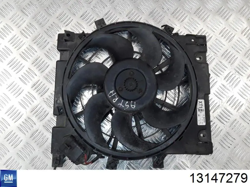 13147279 General Motors Ventilador elétrico de esfriamento montado (motor + roda de aletas)
