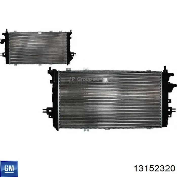 Compre 13152320 General Motors Radiador de esfriamento de motor