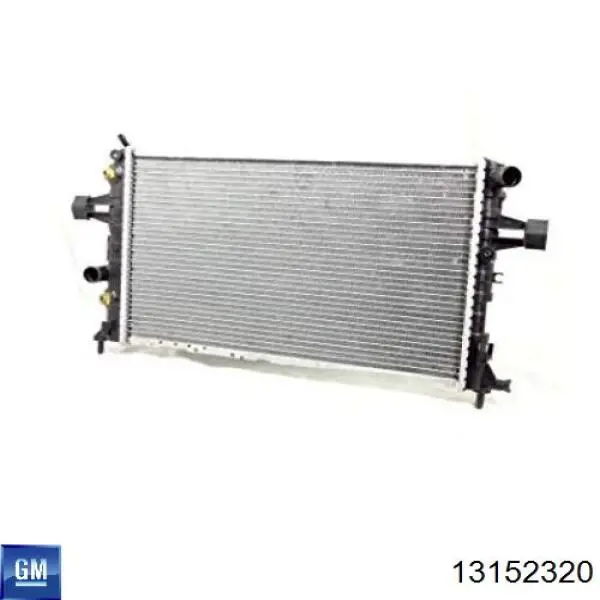 13152320 General Motors Radiador de esfriamento de motor