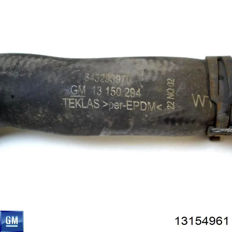 Compre 13154961 General Motors Mangueira (cano derivado) do radiador de esfriamento superior
