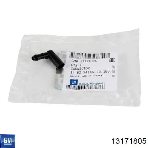 13171805 General Motors Válvula de retenção de fluido para lavador de pára-brisas