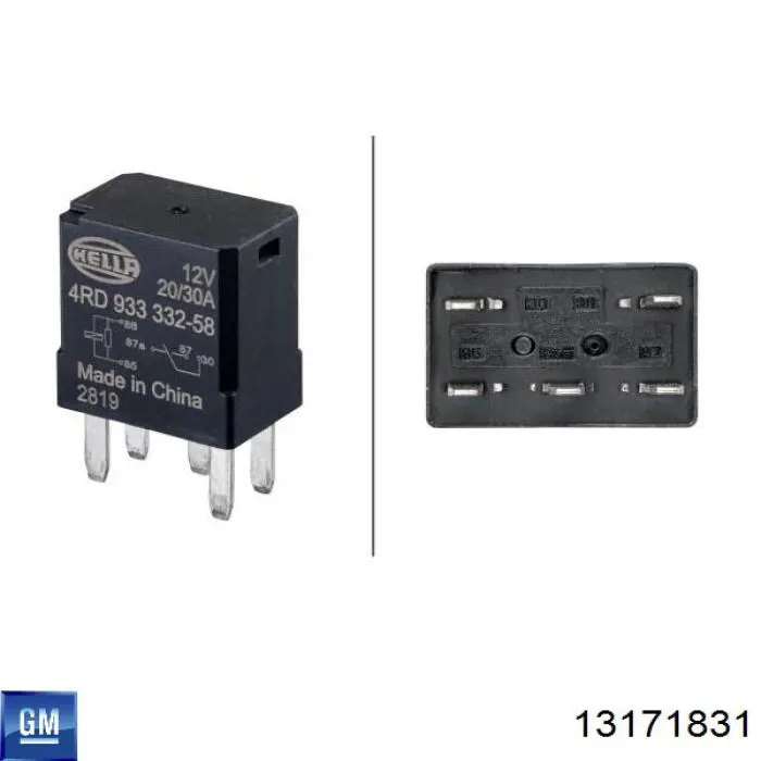 Relê do compressor de suspensão pneumática General Motors 13171831 preço, a partir de 35,61 USD