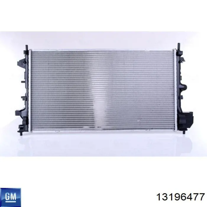 13196477 General Motors Radiador de esfriamento de motor