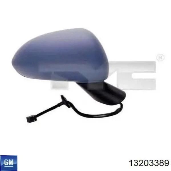 13203389 General Motors Espelho de retrovisão direito
