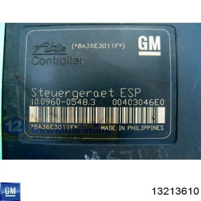 Unidade hidráulico de controlo ABS General Motors 13246535 preço, a partir de 23,41 USD