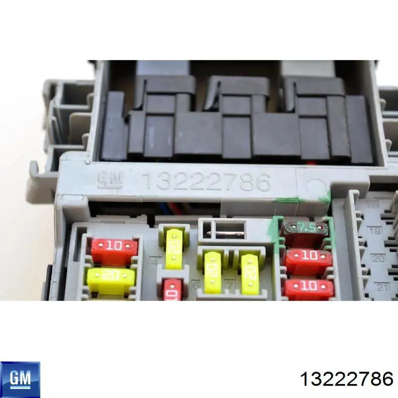 Unidade de dispositivos de segurança 13222786 General Motors